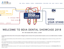 Tablet Screenshot of dentalshowcase.com